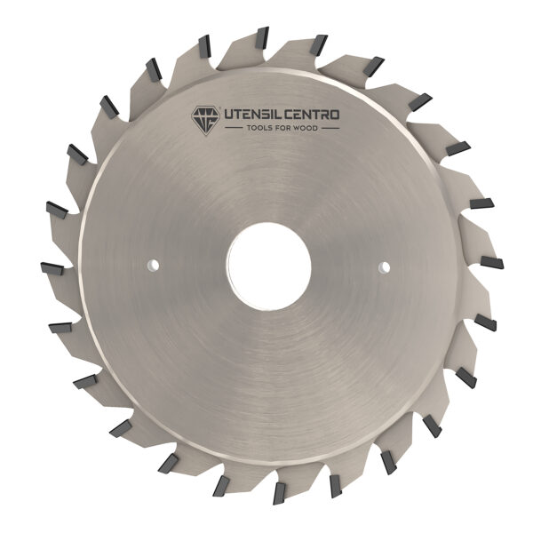 Adjustable diamond scoring saw blade