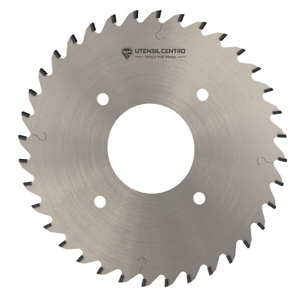 Conical diamond scoring saw blade