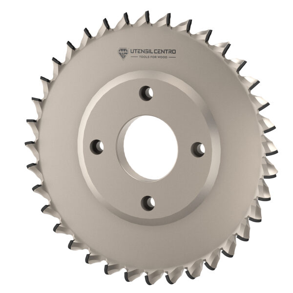 Diamond hogger with radius profile