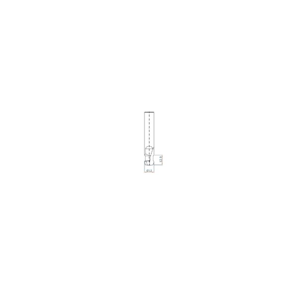Fresa speciale in HW per giunzione OVVO ® Z=2 - immagine 2