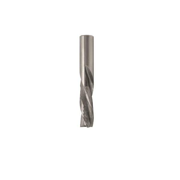 Solid carbide downcut spiral cutter for finishing