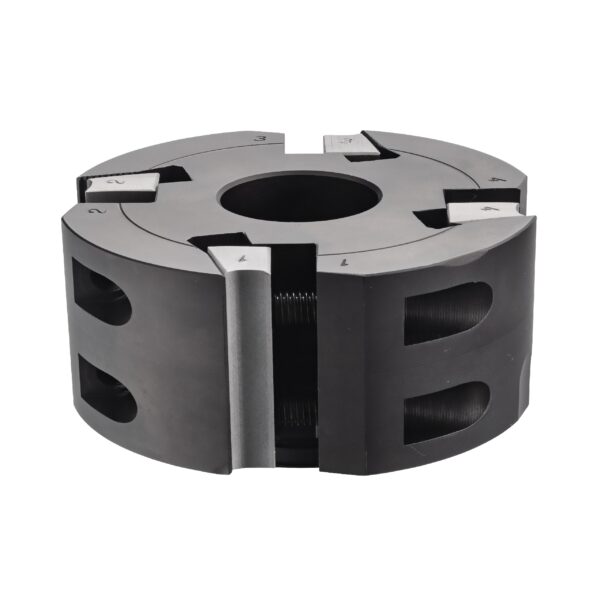 HSS cutterhead with corrugated knives